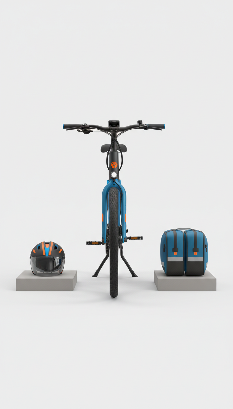 Casque connecté avec feu LED